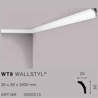 WALLSTYLWT8 CORNICE HDPS MT.2 20x30 cf.80 mt.