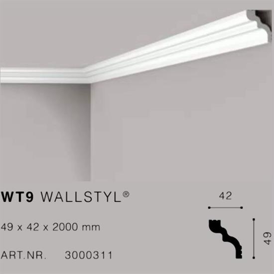 WALLSTYLWT9 CORNICE HDPS MT.2 49x42 cf.56 mt.