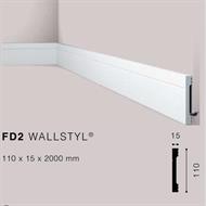 WALLSTYLFD2 BATTISCOPA HDPS MT.2 110x15 cf.26 mt.