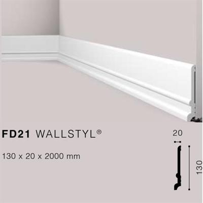 WALLSTYLFD21 BATTISCOPA HDPS MT.2 130x20 cf.24 mt.