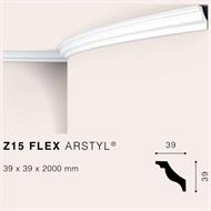 ARSTYLZ15flex CORNICE POLIURETANO MT.2 39x39 cf.38 mt.