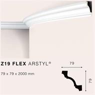ARSTYLZ19flex CORNICE POLIURETANO MT.2 79x79 cf.16 mt.