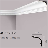 ARSTYLZ6 CORNICE IN POLIURETANO MT.2 124x124 cf.28 mt.