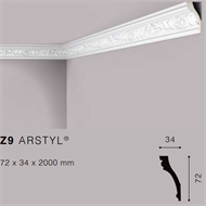 ARSTYLZ9 CORNICE IN POLIURETANO MT.2 72x34 cf.52 mt.