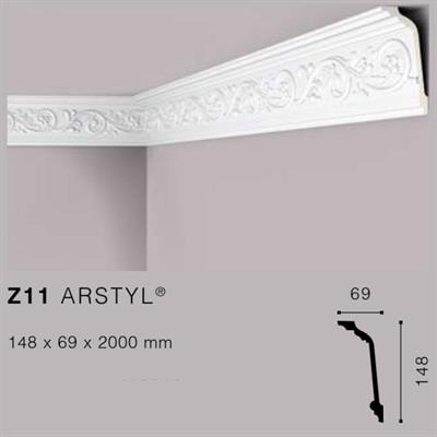 ARSTYLZ11 CORNICE IN POLIURETANO MT.2 148x69 cf.36 mt.