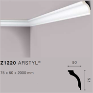 ARSTYLZ1220 CORNICE IN POLIURETANO MT.2 75x50 cf.40 mt.