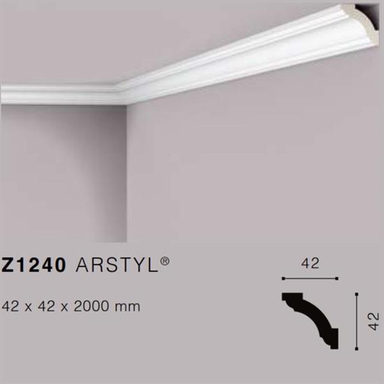 ARSTYLZ1240 CORNICE IN POLIURETANO MT.2 42x42 cf.72 mt.