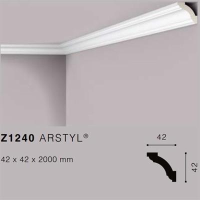 ARSTYLZ1240 CORNICE IN POLIURETANO MT.2 42x42 cf.72 mt.