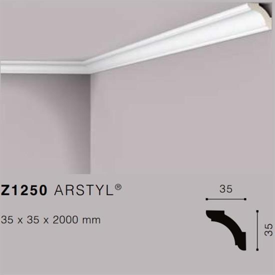 ARSTYLZ1250 CORNICE IN POLIURETANO MT.2 35x35 cf.96 mt.