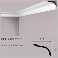 ARSTYLZ17 CORNICE POLIURETANO MT.2 79x114 cf.48 mt.
