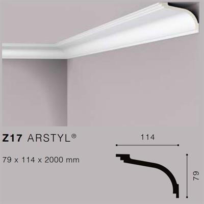 ARSTYLZ17 CORNICE POLIURETANO MT.2 79x114 cf.48 mt.