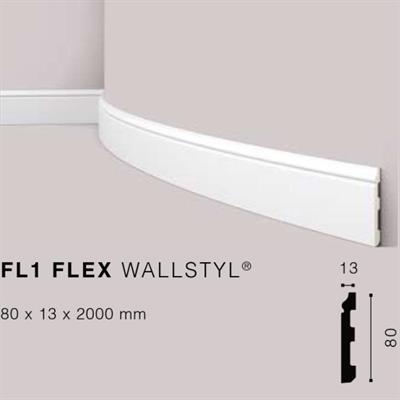 WALLSTYLFL1flex BATTISCOPA HDPS MT.2 80x13 cf.36 mt.