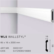 WALLSTYLWL5 CORNICE HDPS MT.2 85x16 cf.38 mt.