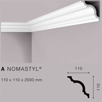 NOMASTYLA CORNICE POLISTIROLO MT.2 110x110mm