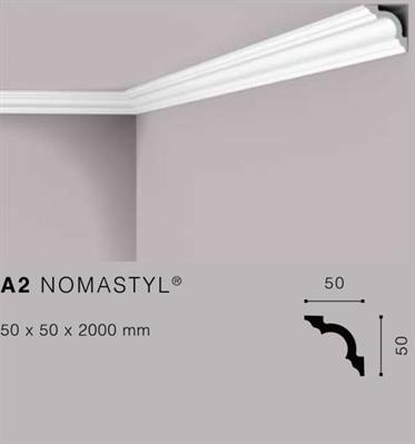 NOMASTYLA2 CORNICE POLISTIROLO MT.2 50x50mm
