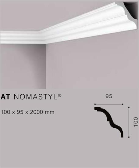 NOMASTYLAT CORNICE POLISTIROLO MT.2 100x95mm