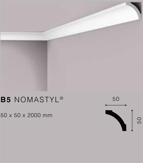 NOMASTYLB5 CORNICE POLISTIROLO MT.2 50x50mm