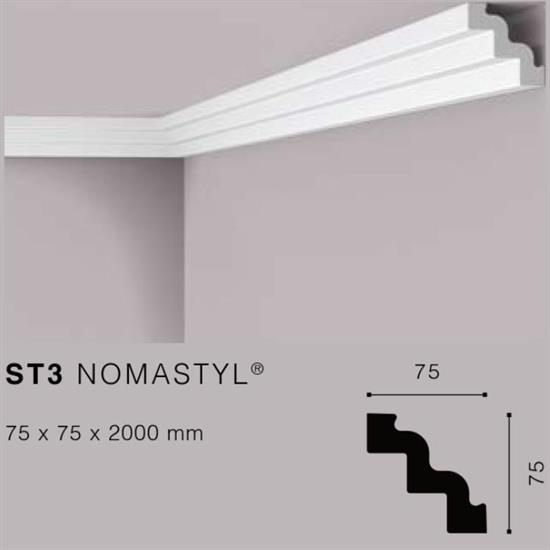 NOMASTYLST3 CORNICE POLISTIROLO MT.2 75x75