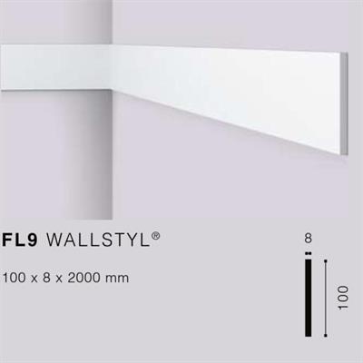 WALLSTYLFL9 BATTISCOPA HDPS MT.2 100x8 cf.32 mt.