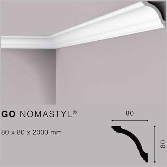 NOMASTYLGO CORNICE POLISTIROLO MT.2 80x80