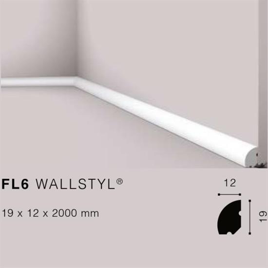 WALLSTYLFL6 BATTISCOPA HDPS MT.2 19x12 cf.180 mt.