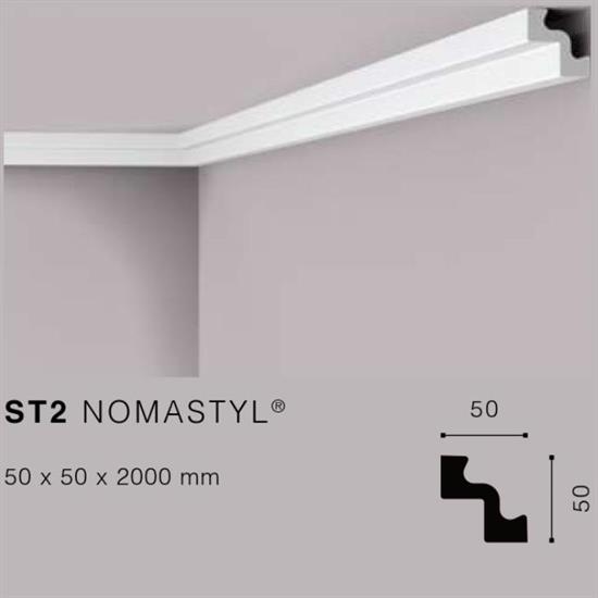 NOMASTYLST2 CORNICE POLISTIROLO MT.2 50x50
