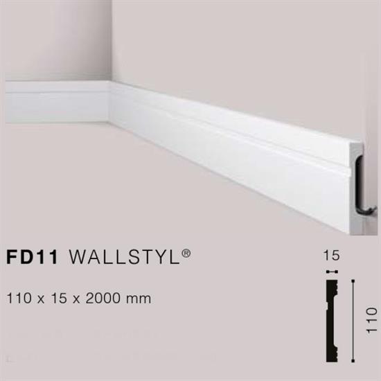 WALLSTYLFD11 BATTISCOPA HDPS MT.2 110x18 cf.22 mt.