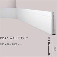 WALLSTYLFD20 BATTISCOPA HDPS MT.2 200x18 cf.12 mt.