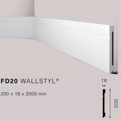 WALLSTYLFD20 BATTISCOPA HDPS MT.2 200x18 cf.12 mt.