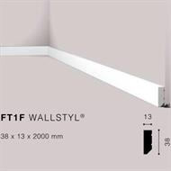 WALLSTYLFT1F BATTISCOPA RAL9016 MT.2 38x13 cf.52 mt.