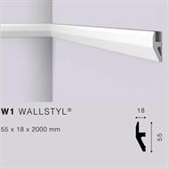 WALLSTYLW1 CORNICE HDPS MT.2 55x18 cf.60 mt.