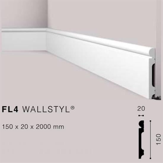 WALLSTYLFL4 BATTISCOPA HDPS MT.2 150x20 cf.12 mt.
