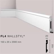 WALLSTYLFL4 BATTISCOPA HDPS MT.2 150x20 cf.12 mt.