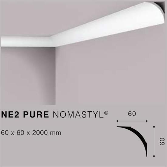 NOMASTYLNE2 CORNICE POLISTIROLO MT.2 60x60