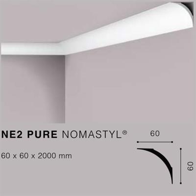 NOMASTYLNE2 CORNICE POLISTIROLO MT.2 60x60