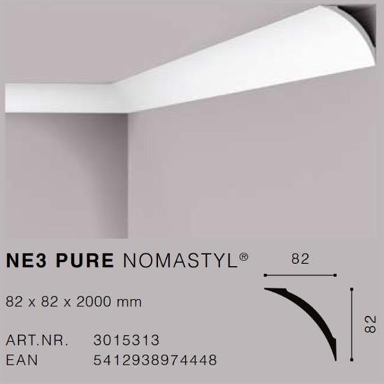 NOMASTYLNE3 CORNICE POLISTIROLO MT.2 82x82
