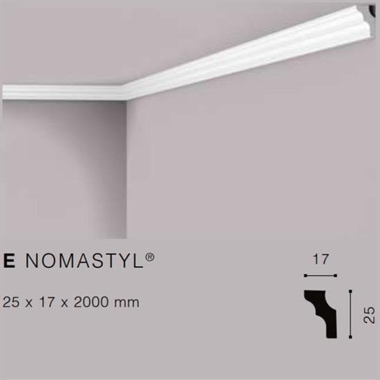 NOMASTYLE CORNICE POLISTIROLO MT.2 25x17