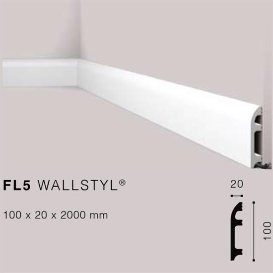 WALLSTYLFL5 BATTISCOPA HDPS MT.2 100x20 cf.24 mt.
