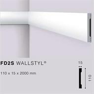 WALLSTYLFD2S BATTISCOPA HDPS MT.2 110x15 cf.26 mt.