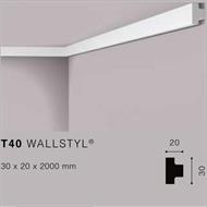 WALLSTYLT40 CORNICE HDPS MT.2 30x20 cf.100 mt.