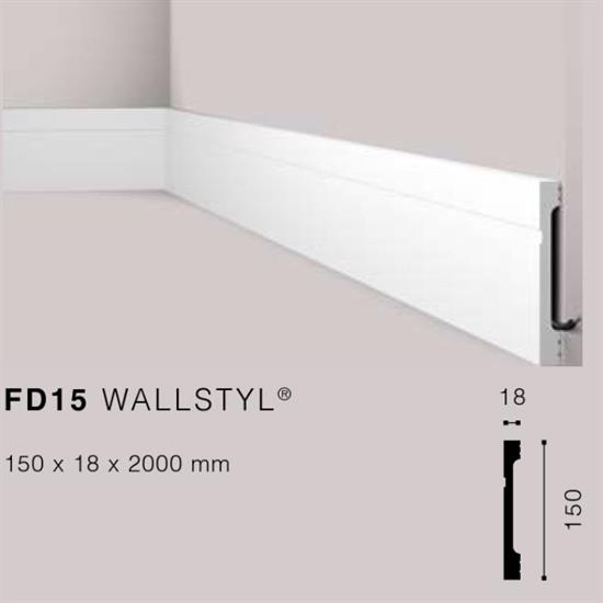 WALLSTYLFD15 BATTISCOPA HDPS MT.2 150x18 cf.16 mt.