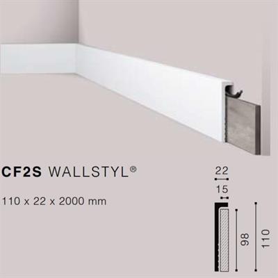 WALLSTYLCF2S BATTISCOPA HDPS MT.2 110x22 cf.36 mt.