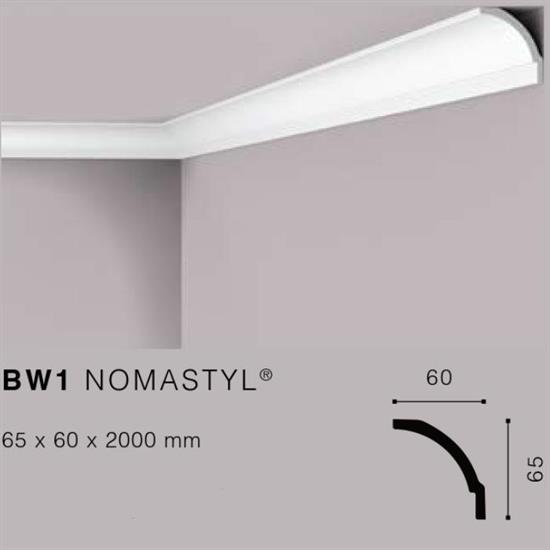 NOMASTYLBW1 CORNICE POLISTIROLO MT.2 65x60