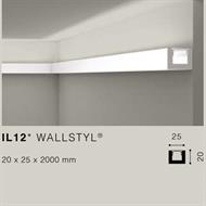 WALLSTYLIL12 CORNICE HDPS LED MT.2 25x20 cf.60 mt.