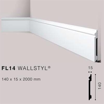 WALLSTYLFL14 BATTISCOPA HDPS MT.2 140x15 cf.20 mt.