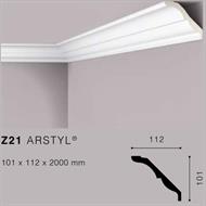 ARSTYLZ21 CORNICE POLIURETANO MT.2 101x112 cf.40 mt.