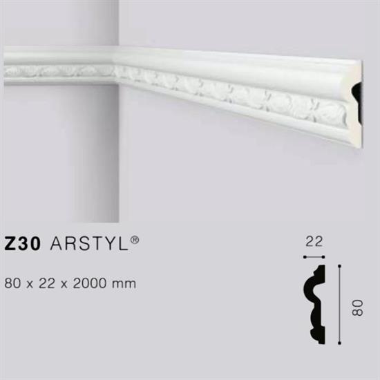 ARSTYLZ30 CORNICE POLIURETANO MT.2 80x22 cf.40 mt.