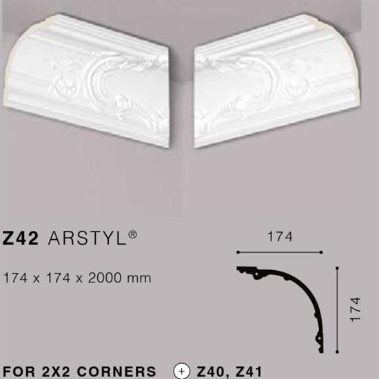 ARSTYLZ42 set per 4 angoli (2 cornici da 2 mt) 174x174