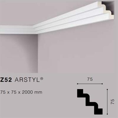 ARSTYLZ52 CORNICE POLIURETANO MT.2 75x75 cf.50 mt.