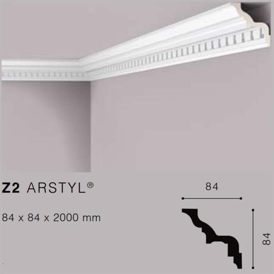 ARSTYLZ2 CORNICE IN POLIURETANO MT.2 84x84 cf.20 mt.